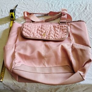 Large Barbie Princess Style Pink Quilted Shoulder Bag